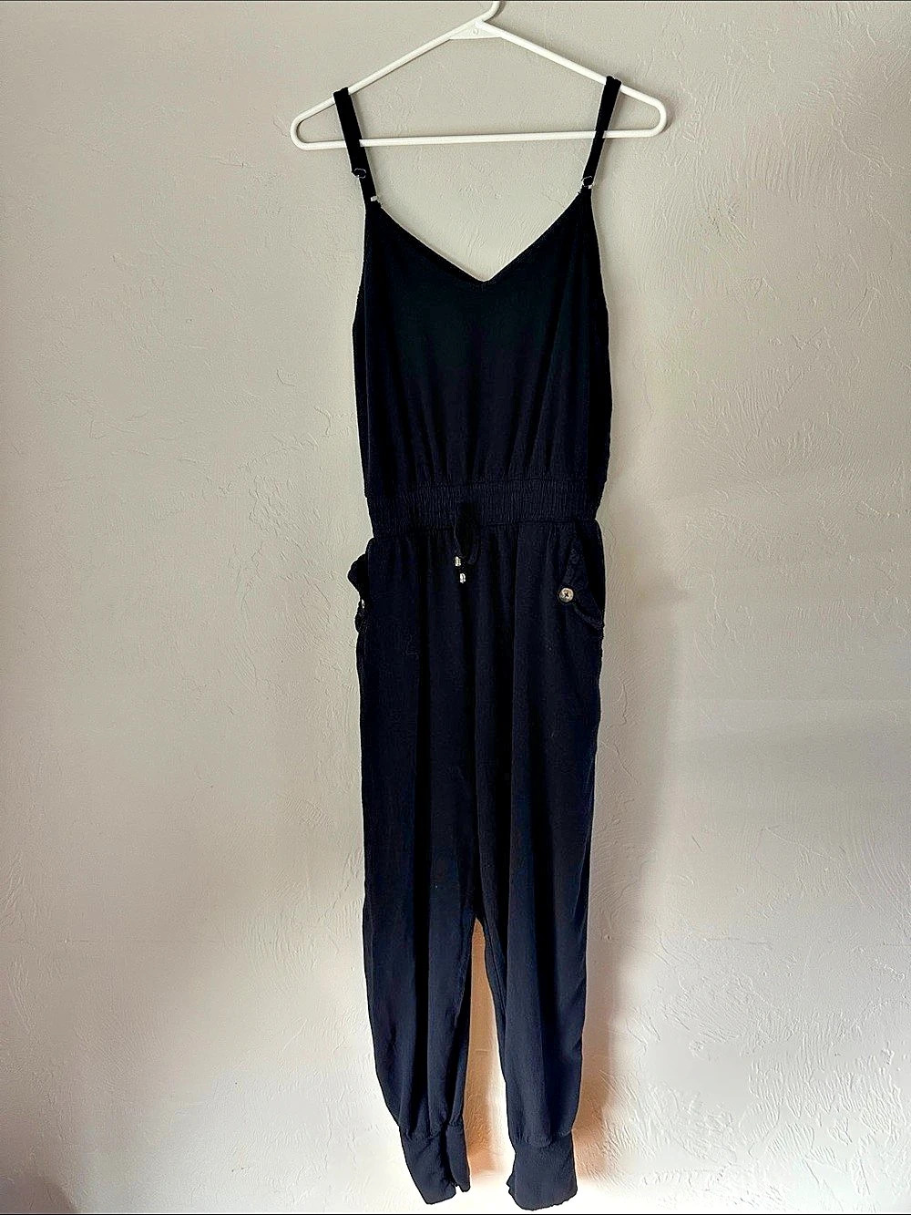 ZINZANE Black Jumpsuit Size Medium Like New